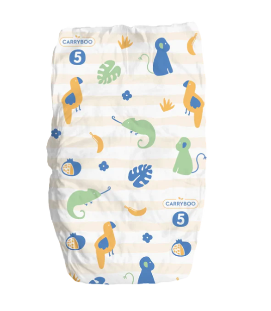 CARRYBOO-Couches culottes écologiques T5 (12-18 Kg) x 28 pièces