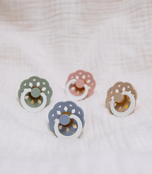 2 tétines Boheme Blush Glow / Vanilla Glow