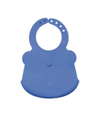Bavoir en silicone - Ours Bleu