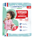 CARRYBOO-Couches culottes écologiques T6 (16-30 Kg) x 26 pièces