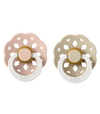 2 tétines Boheme Blush Glow / Vanilla Glow