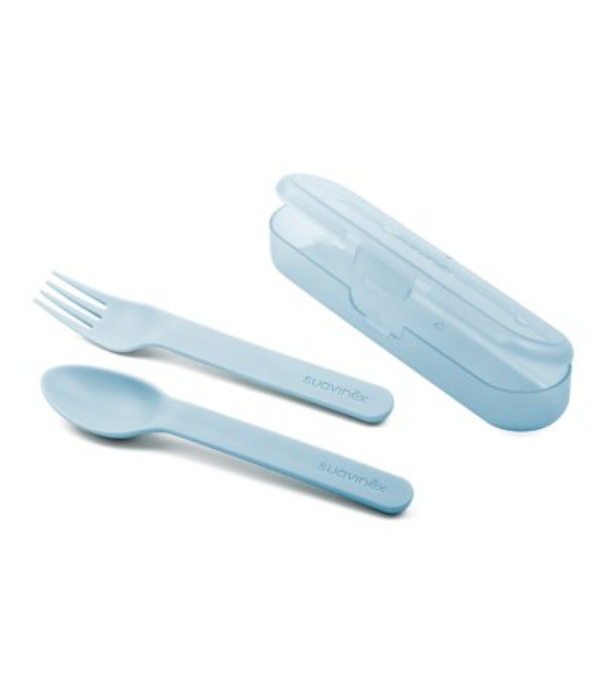 ENSEMBLE DE COUVERTS FORÊT DE SUAVINEX bleu + 12M