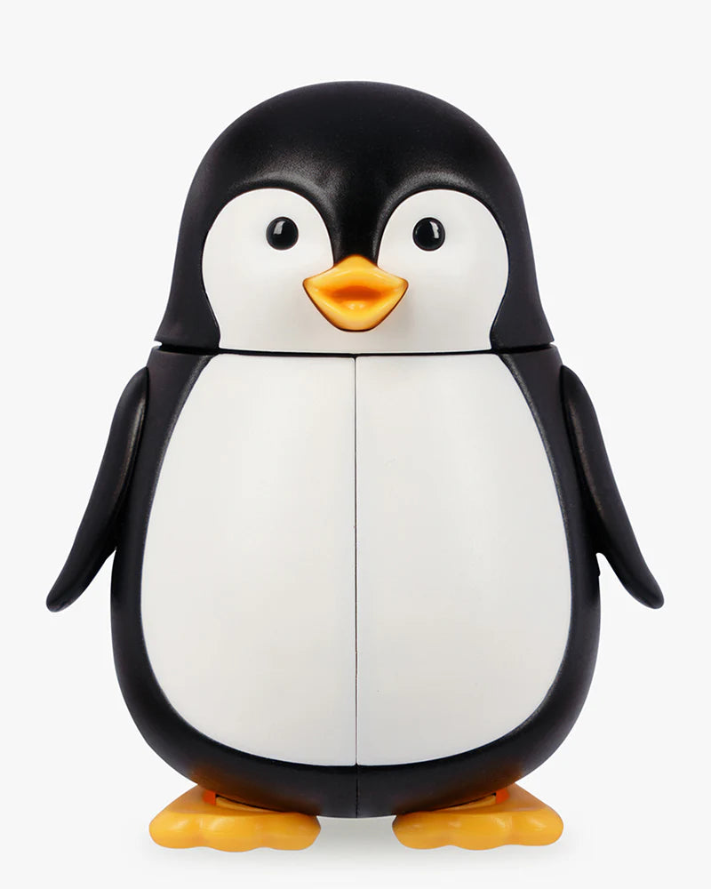 Brosse à dent Flipper avec couvercle - Pingouin