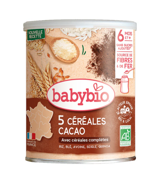 Babybio Céréales Cacao avec Quinoa 220g