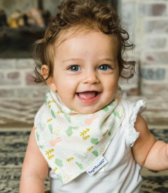 Ensemble de 2 bavoirs Bandana - Blush