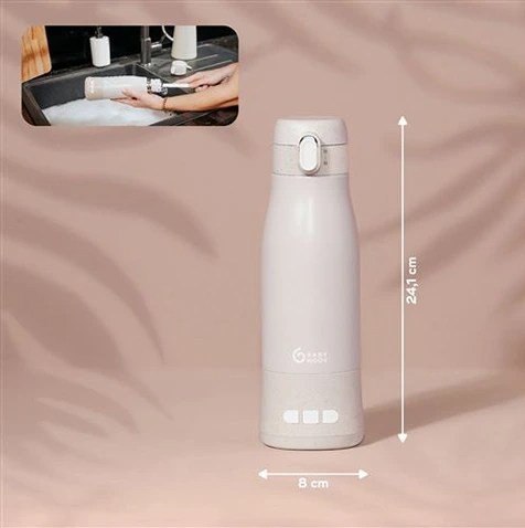Babymoov Chauffe-biberon nomade MOOV & FEED Mineral beige
