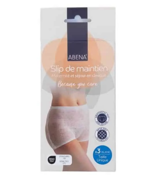 Slip filet de maintien jetable pour maternité x3