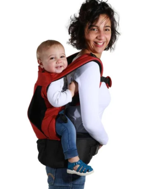 Porte-bébé Physiologique Physionest NOUKA Rib Red Chic Safety 1st