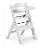 MS Innovaciones Chaise haute évolutive en bois de 6 à 10ans - Blanc