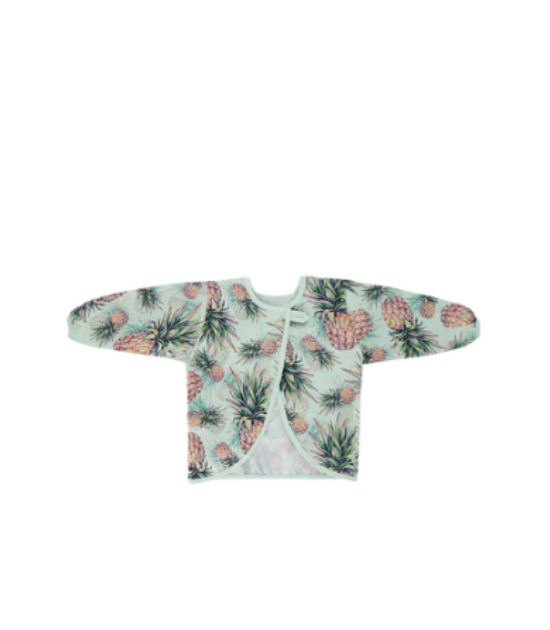 Bavoir manches longues - Ananas