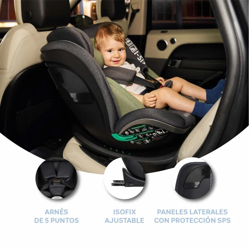 Siège auto Milos gris foncé Ms Innovaciones