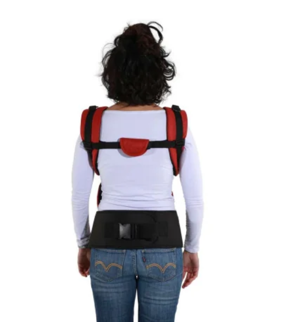 Porte-bébé Physiologique Physionest NOUKA Rib Red Chic Safety 1st