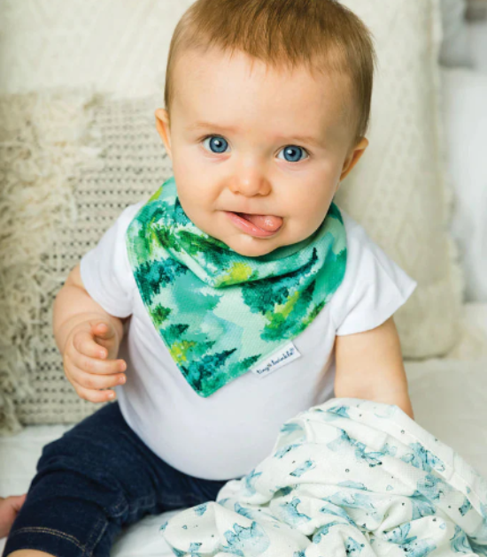 Ensemble de 2 bavoirs Bandana - Forêt