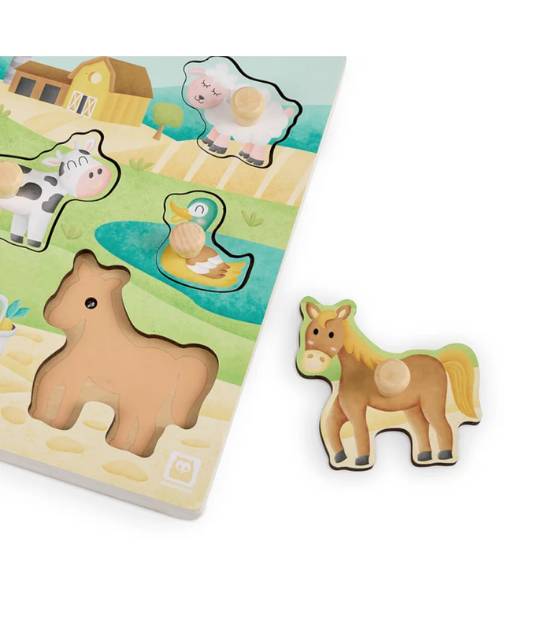 Eurekakids Puzzle Musical - Animaux de la Ferme 12M+