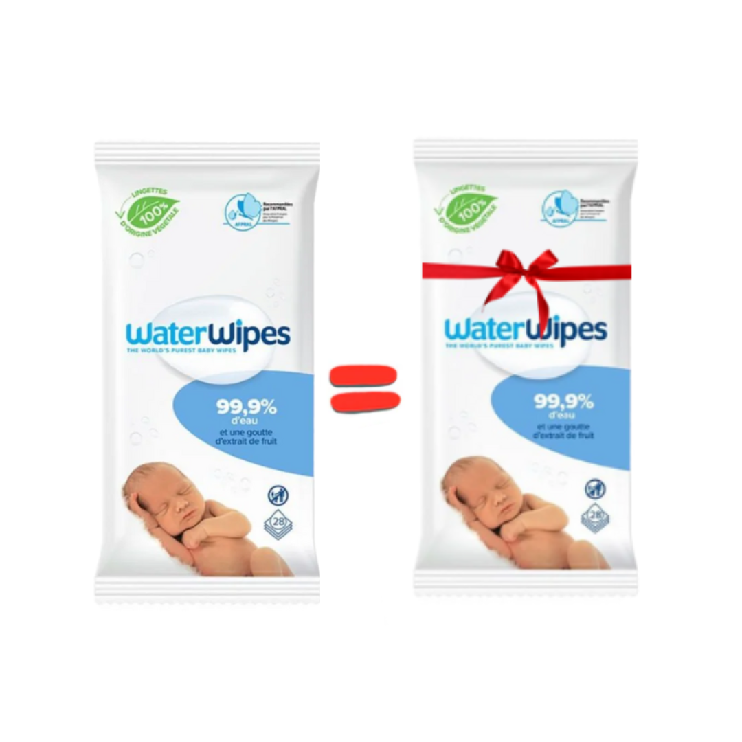 Lingettes WaterWipes Classiques x28 + 1 Offerte