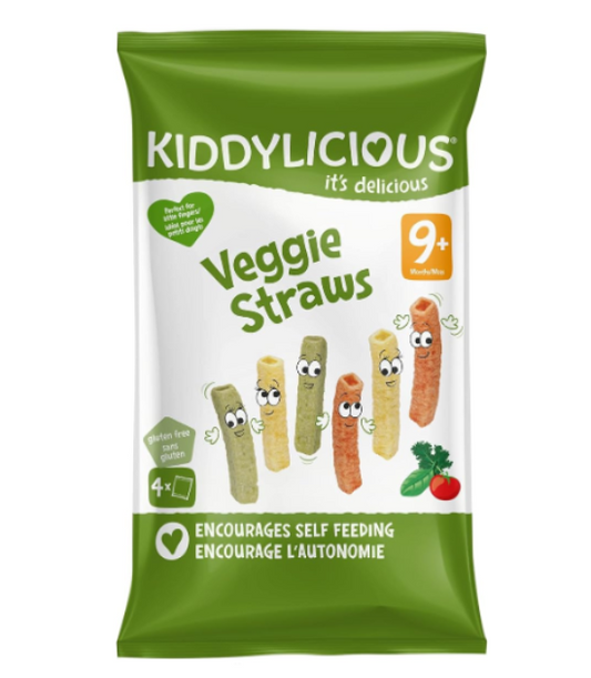 Kiddylicious Veggie Straws Lègumes | Dès 9 mois | Sans Gluten