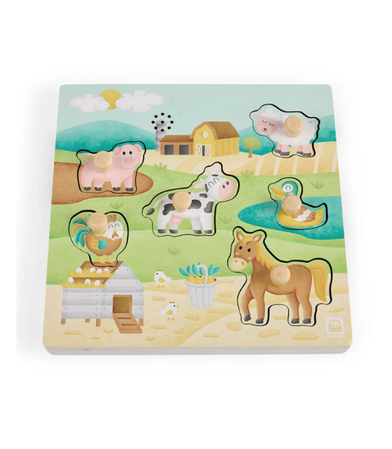 Eurekakids Puzzle Musical - Animaux de la Ferme 12M+