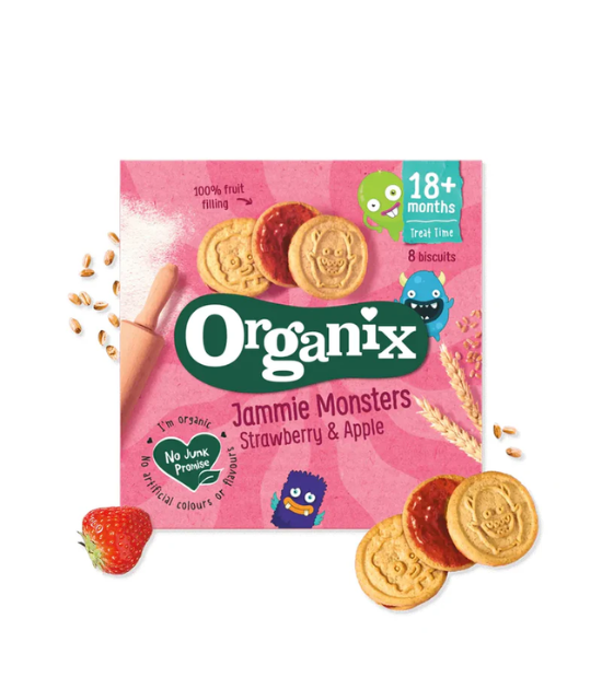 Organix Jammie Monstres Cookies Confiture 18M+
