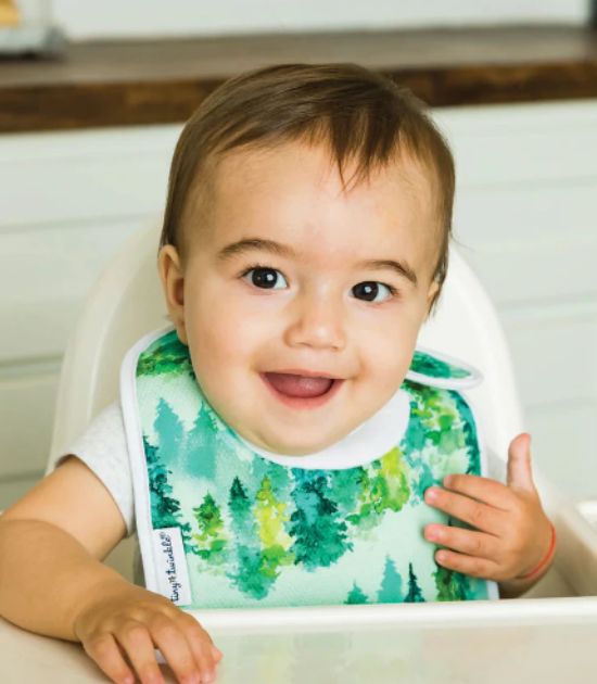 Ensemble de 3 bavoirs d'alimentation - Forêt