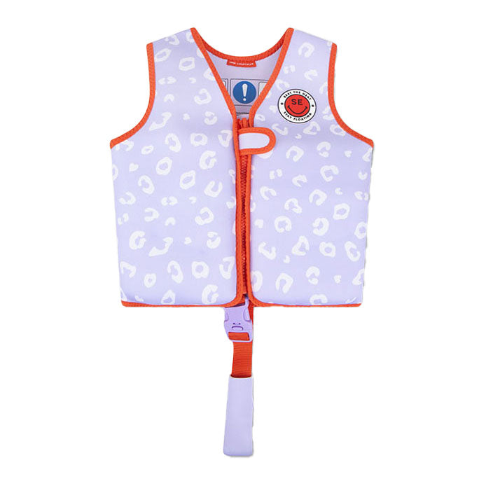 Gilet de sauvetage Swim Essentials Lilas Léopard, 3-6 ans