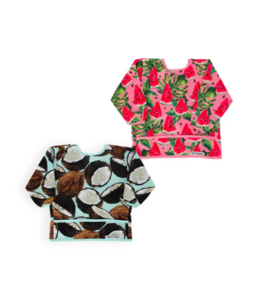 Pack bavoirs manches-longue