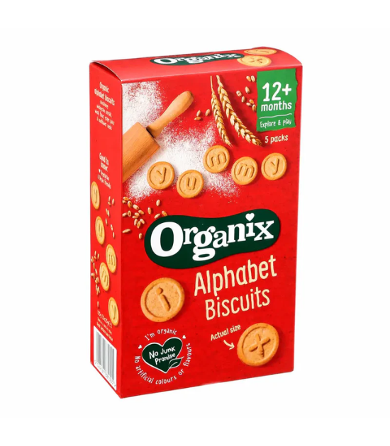 Organix Alphabet Biscuits 12M+