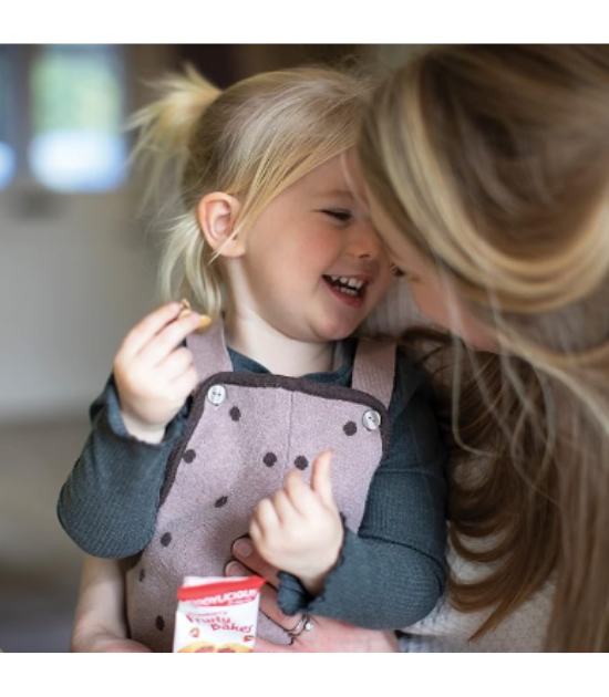 Kiddylicious Fruity Bakes Fraise | Dès 12 Mois | Fourrés à la Purée de Fruits