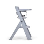 Chaise haute évolutive en bois gris – MS