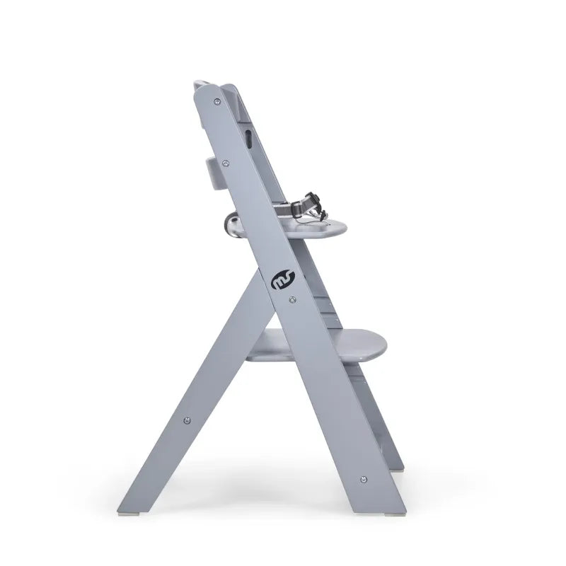 Chaise haute évolutive en bois gris – MS