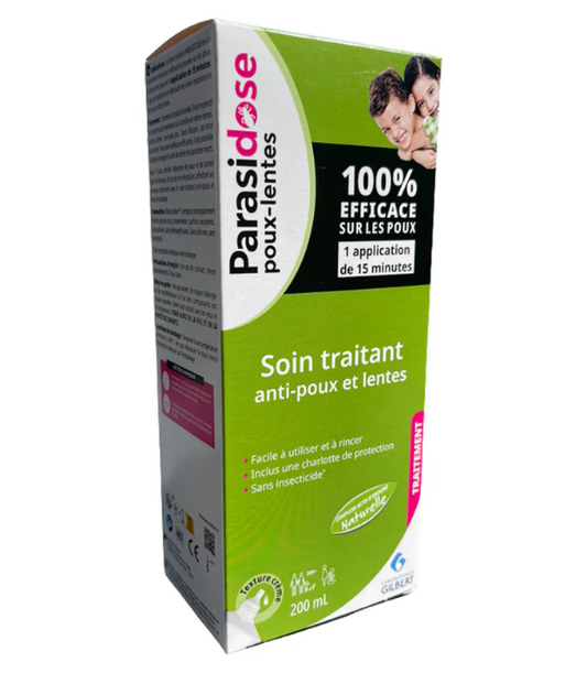 Parasidose Gilbert Soin Traitant Anti-Poux et Lentes - 200ml