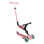 Globber Trottinette Évolutive Go Up Active Plus Lights - Rose Pastel