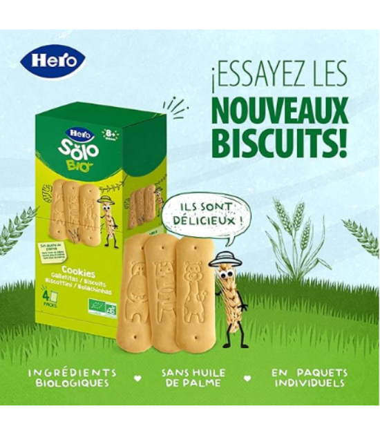 Hero Solo BIO - Biscuits Biologiques