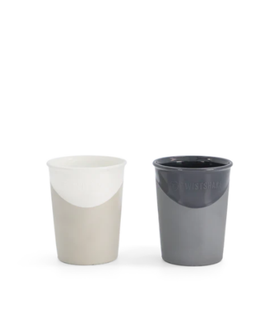 2x Cups - Noir / Blanc