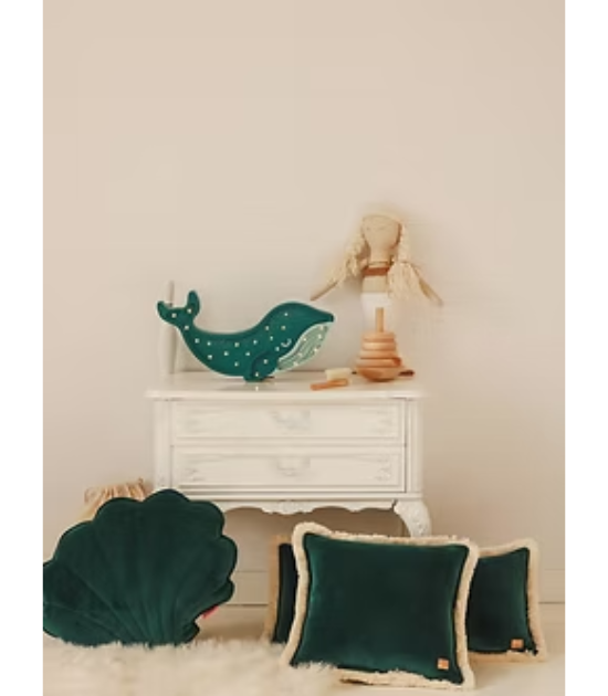 Lampe Whale Galaxy Teal - Little Lights
