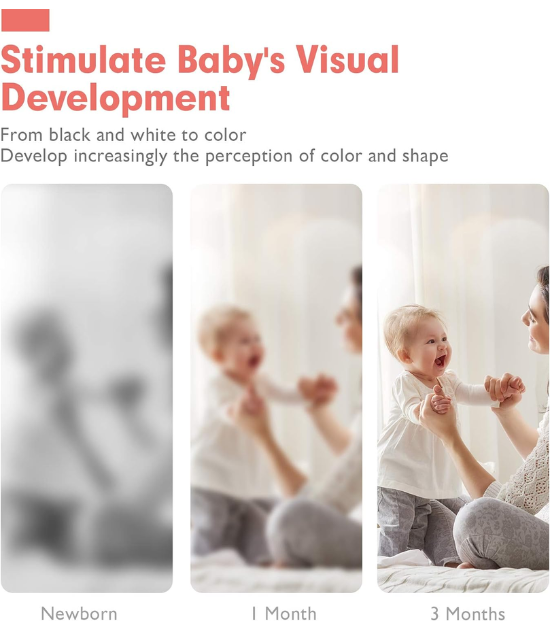 Cartes Flash hahaland pour la Stimulation Visuelle de Bébé