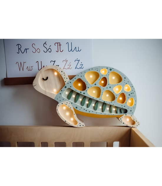 Lampe Turtle Galapagos Sage - Little Lights