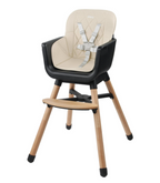 Chaise haute en bois - Daily - Beige