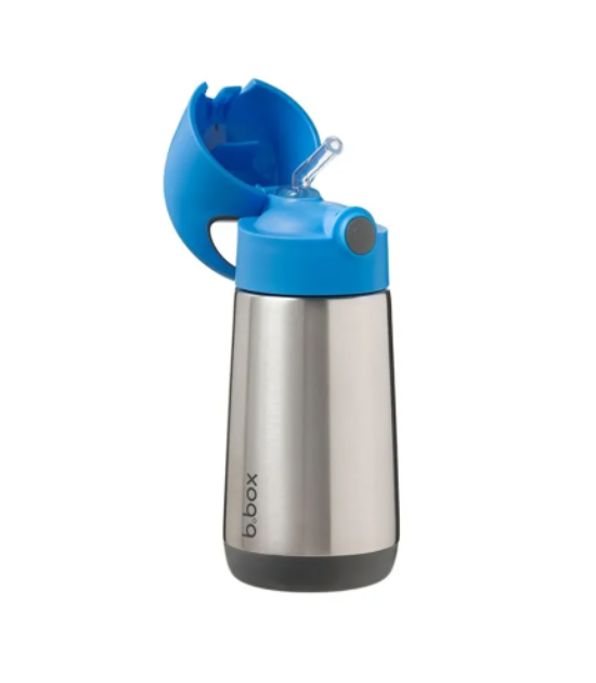 BBox Gourde isotherme à paille 350ml - Blue Slate
