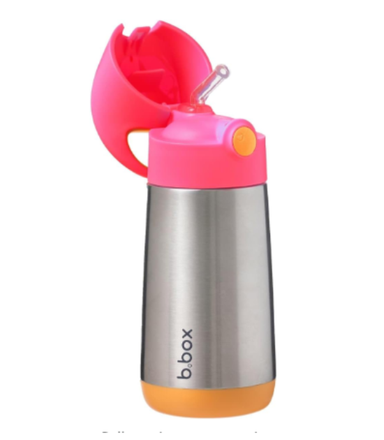 BBox Gourde isotherme à paille 350ml - Strawberry Shake