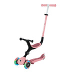 Globber Trottinette Évolutive Go Up Active Plus Lights - Rose Pastel