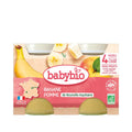 Babybio Pot pomme banane de nouvelle aquitaine 2*130gr