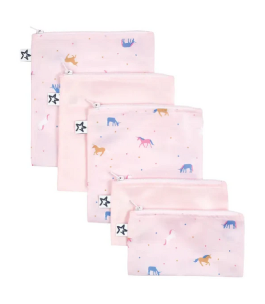 SNACK BAG 5 PACK - UNICORN