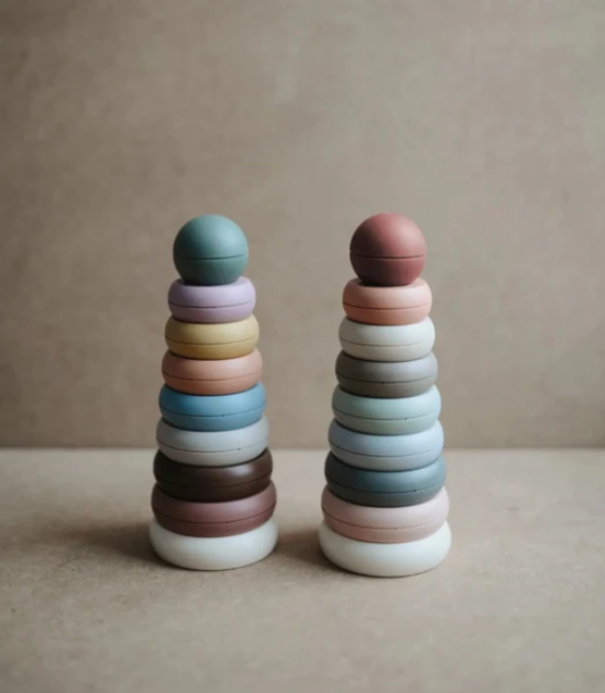 Jouet à anneaux empilables - Rustique