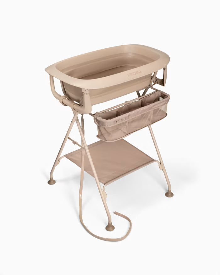 Twistshake - Coffret de bain de luxe Mocha - Baignoire bébé pliable avec support