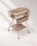 Twistshake - Coffret de bain de luxe Mocha - Baignoire bébé pliable avec support