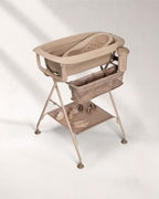 Twistshake - Coffret de bain de luxe Mocha - Baignoire bébé pliable avec support