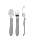 Couverts en acier - Gris