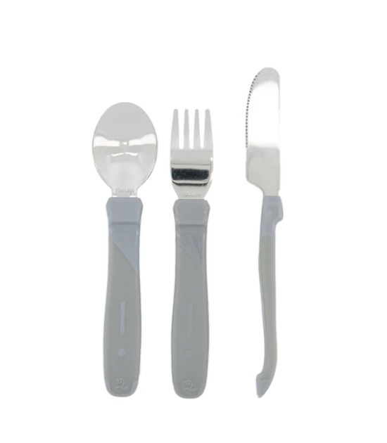 Couverts en acier - Gris