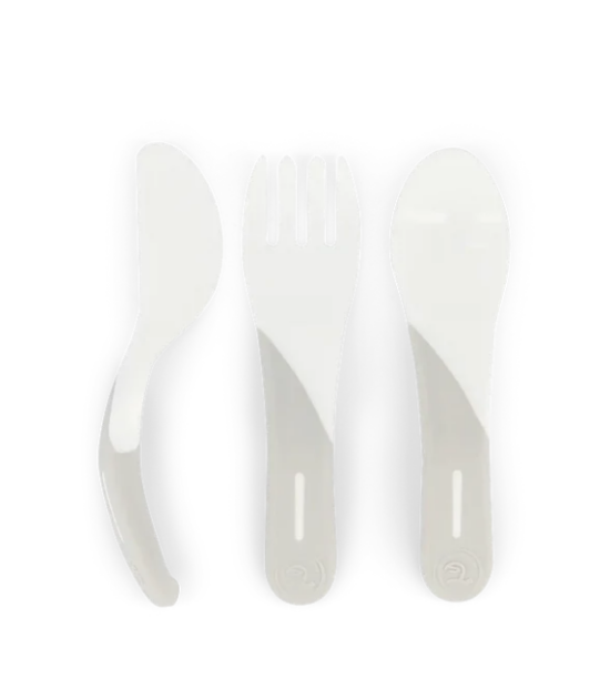 Couverts d'apprentissage -Blanc