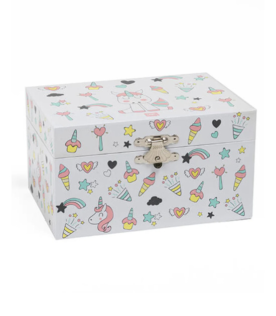 Eurekakids - Boîte à bijoux Licorne Musical 3A+